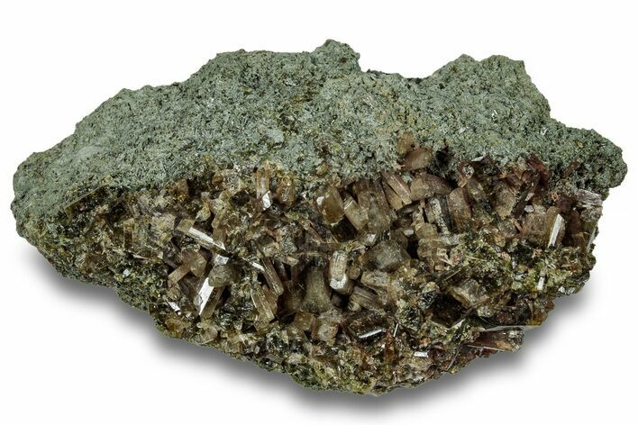 Clinozoisite Crystal Cluster - Peru #256117